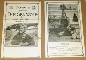 Movie programs from the release of two London works by filmmaker Hobart Bosworth.