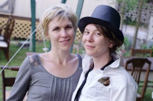 Maria pinch-hits occasional hours at the shop (usually Sundays) and is sometimes aided by her partner Sebastienne.