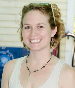 Miranda uses her winning smile to sell all the books to West Georgia's bibliophile community.