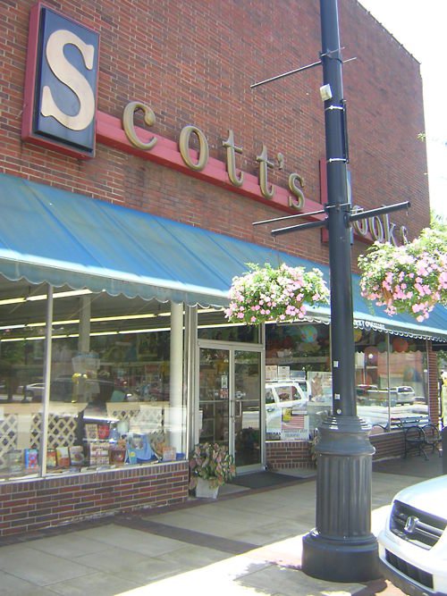 The exterior of Scott's Books