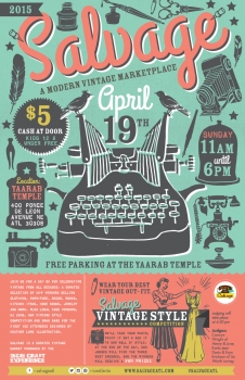 Underground Books at Atlanta's "Salvage" Indie Craft Experience Festival